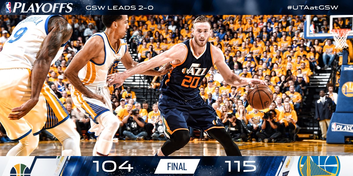 Good fight tonight, boys - Let's show 'em how it's done in SLC!  #UTAatGSW https://t.co/ybe6CQTKcX