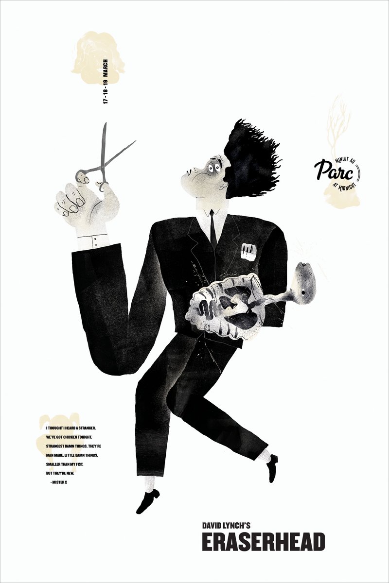Df1rpVi's tweet photo. Cinema du Parc Outdoor Advert By Les Évadés: Eraserhead | Ads of the World™ https://t.co/AdlQGGaYQm https://t.co/nzXA0iiTcU
