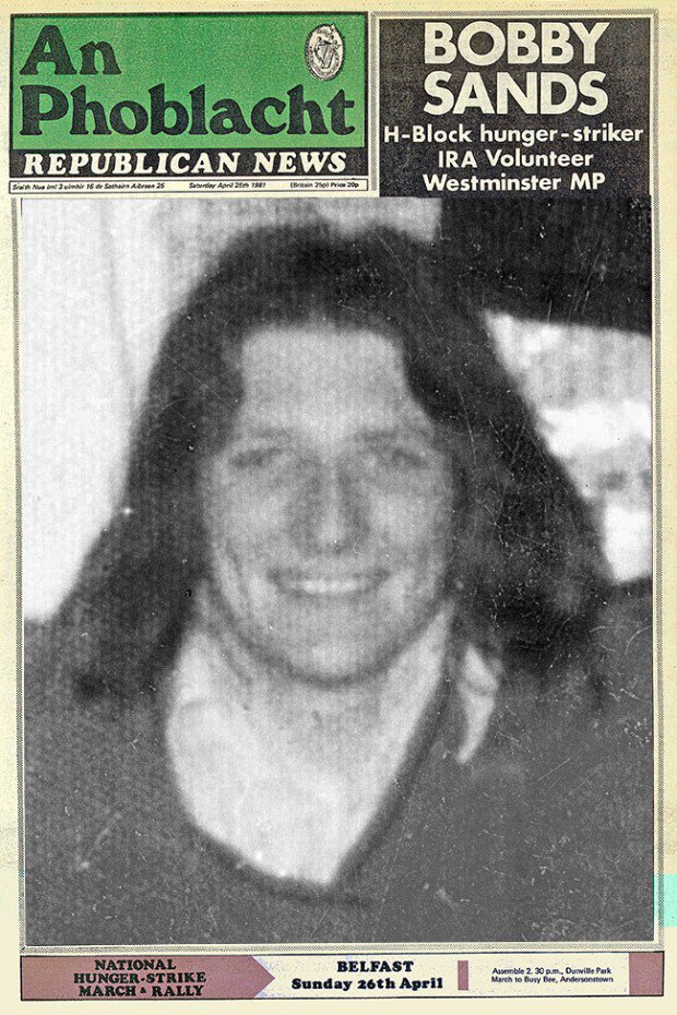 An_Phoblacht's tweet image. Bobby Sands – Westminster Member of Parliament, H-Blocks POW and IRA Volunteer – died on hunger strike in Long Kesh 1981 #OnThisDay #OTD