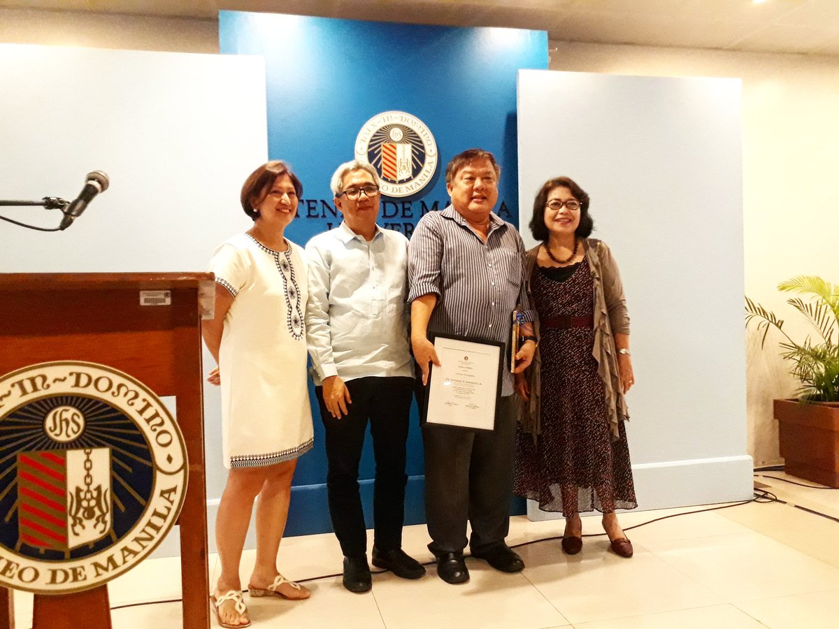 yo_sarmenta's tweet photo. After 32 years of teaching and service, my dad's retiring from Ateneo. Congratulations! 👏 https://t.co/aQp0sybc6U