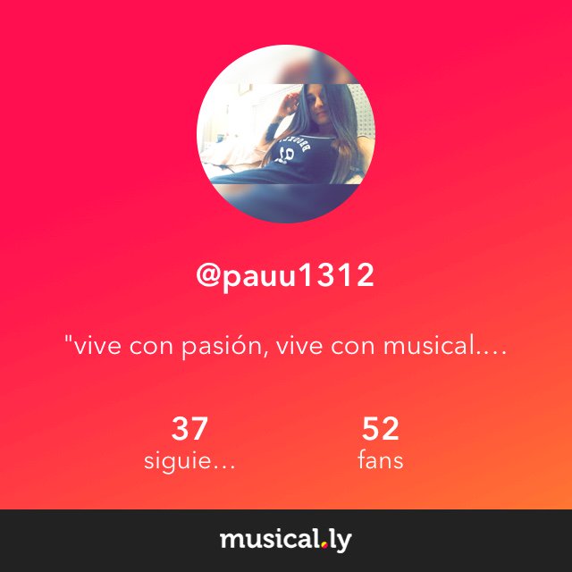 1312_pau's tweet photo. ¡La aplicación musical.ly es súuuuper divertida! ¡Sígueme @ pauu1312 y échale un vistazo a mi vídeos musicales! https://t.co/0HWwqHYDcs https://t.co/tMysJg4mK0