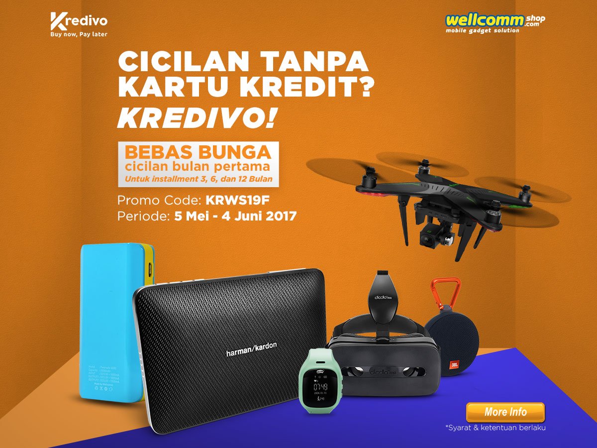Nikmati fasilitas cicilan tanpa kartu kredit dengan <a href="/kredivo/">Kredivo</a>! Bebas bunga cicilan bulan pertama bila menggunakan kode "krws19f"