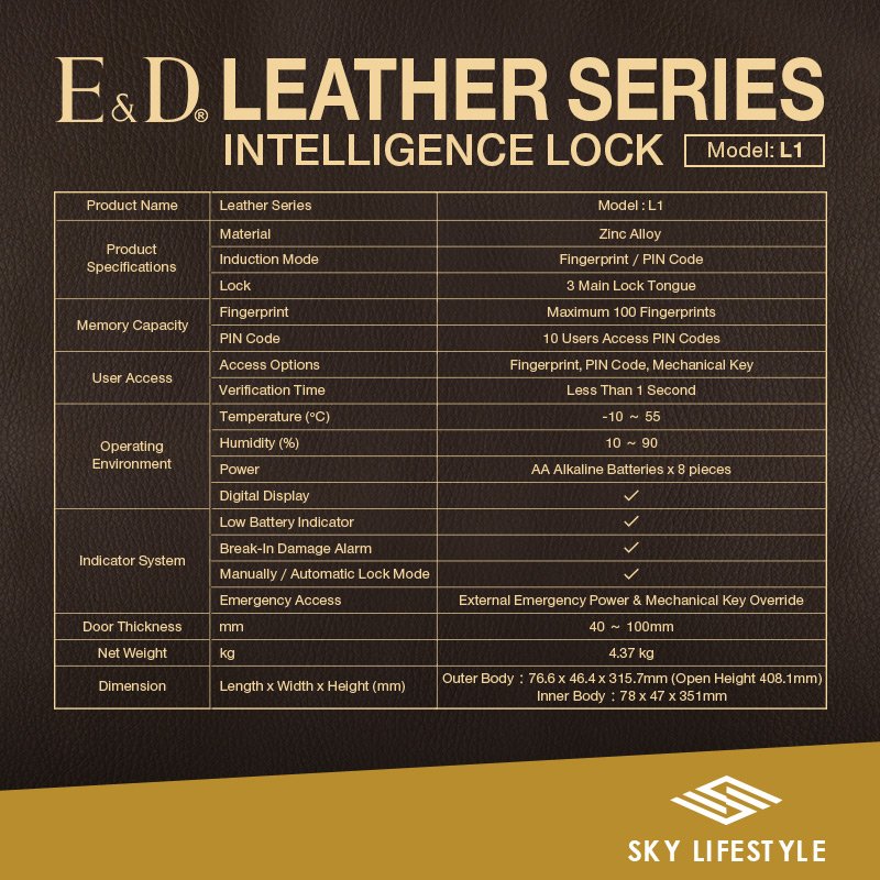 SkyLifestyle99's tweet image. #IntelligenceLock #Digitallock #SkyLifestyle #LeatherSeries #Model #L1
#Only #and #perfect #interpretation #of #leather #technology