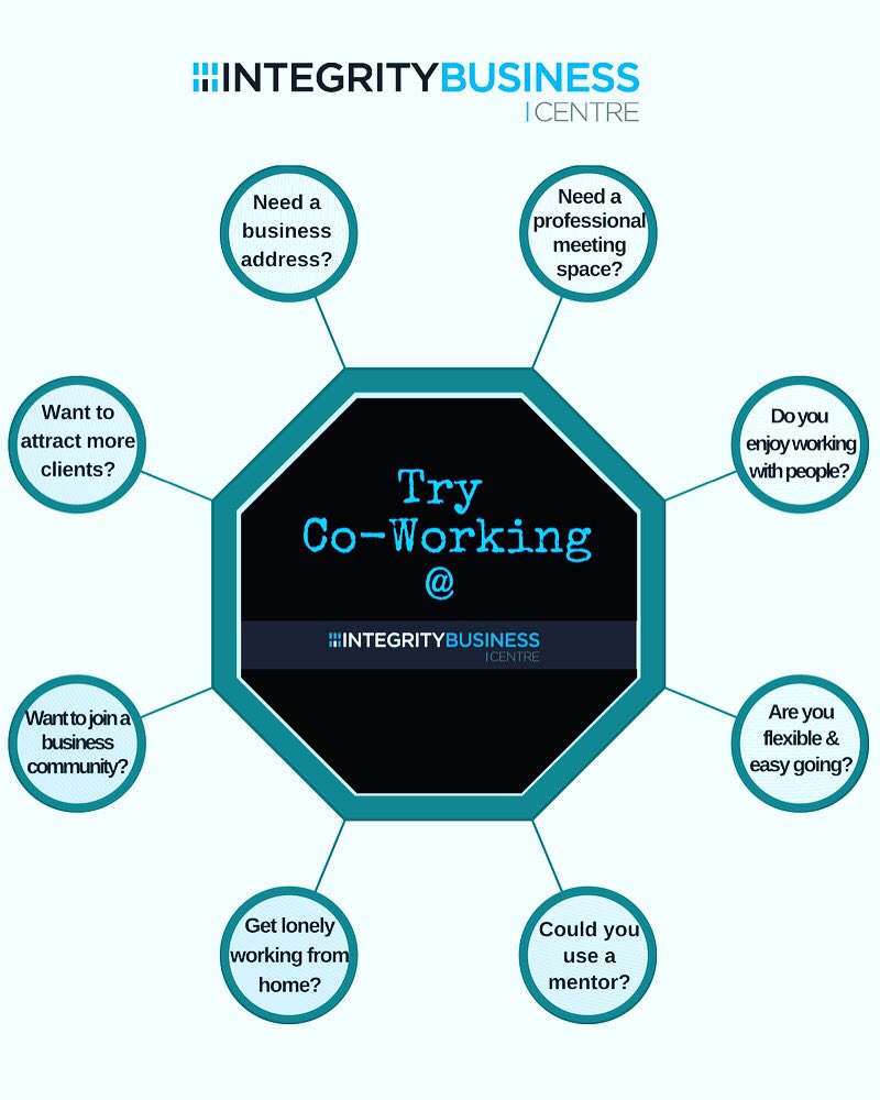 IntegrityCentre's tweet photo. Co-working could be the way forward for your business. Call Integrity Business Centre on 0892026800 https://t.co/l93KGTLh5g