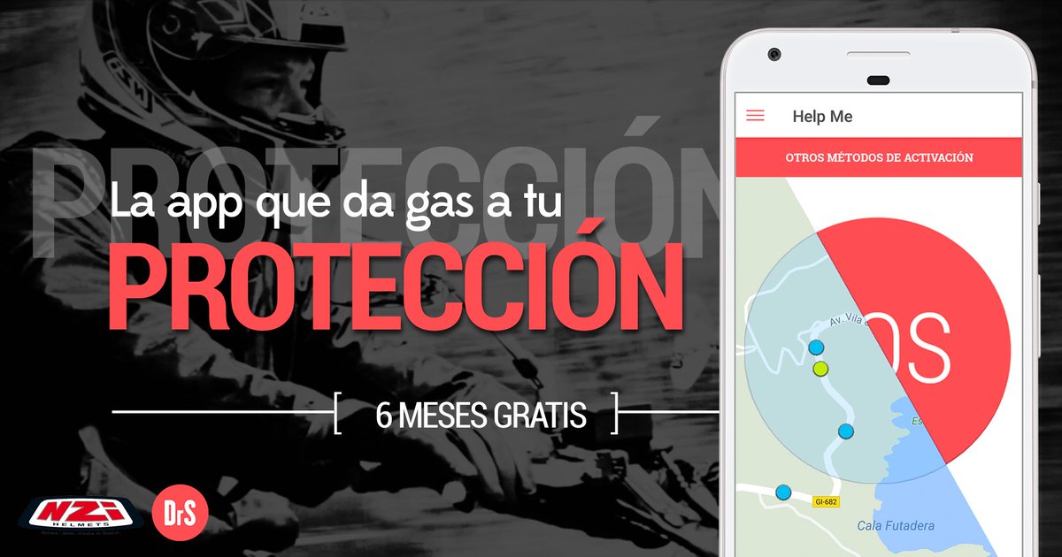 drsecurityapp's tweet photo. Gestión de grupos, seguimiento en vivo, alerta automática,… ¡Total protección al alcance de tu Smartphone! Con la compra de tu @NZIHelmets https://t.co/dgjO1jcswr