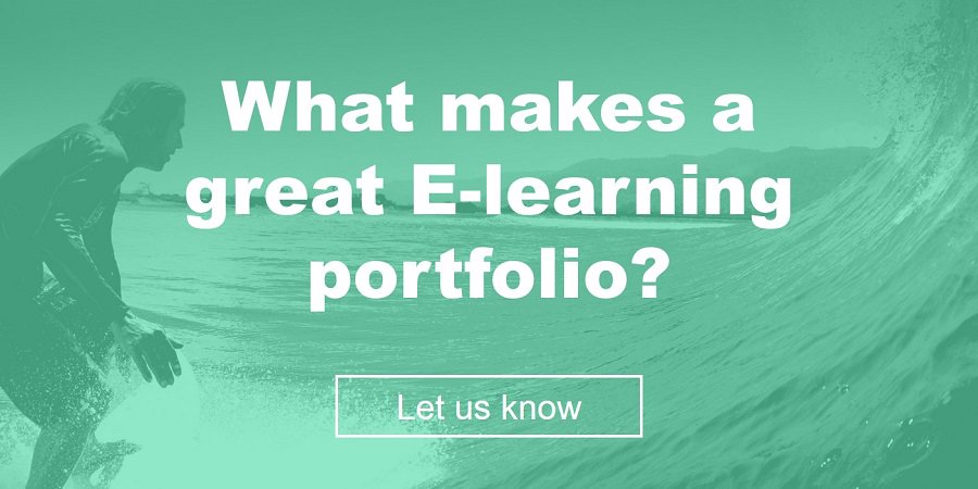 We'd like to you know what you think makes a great #elearning portfolio? Tell us in the comments #interview #jobtips