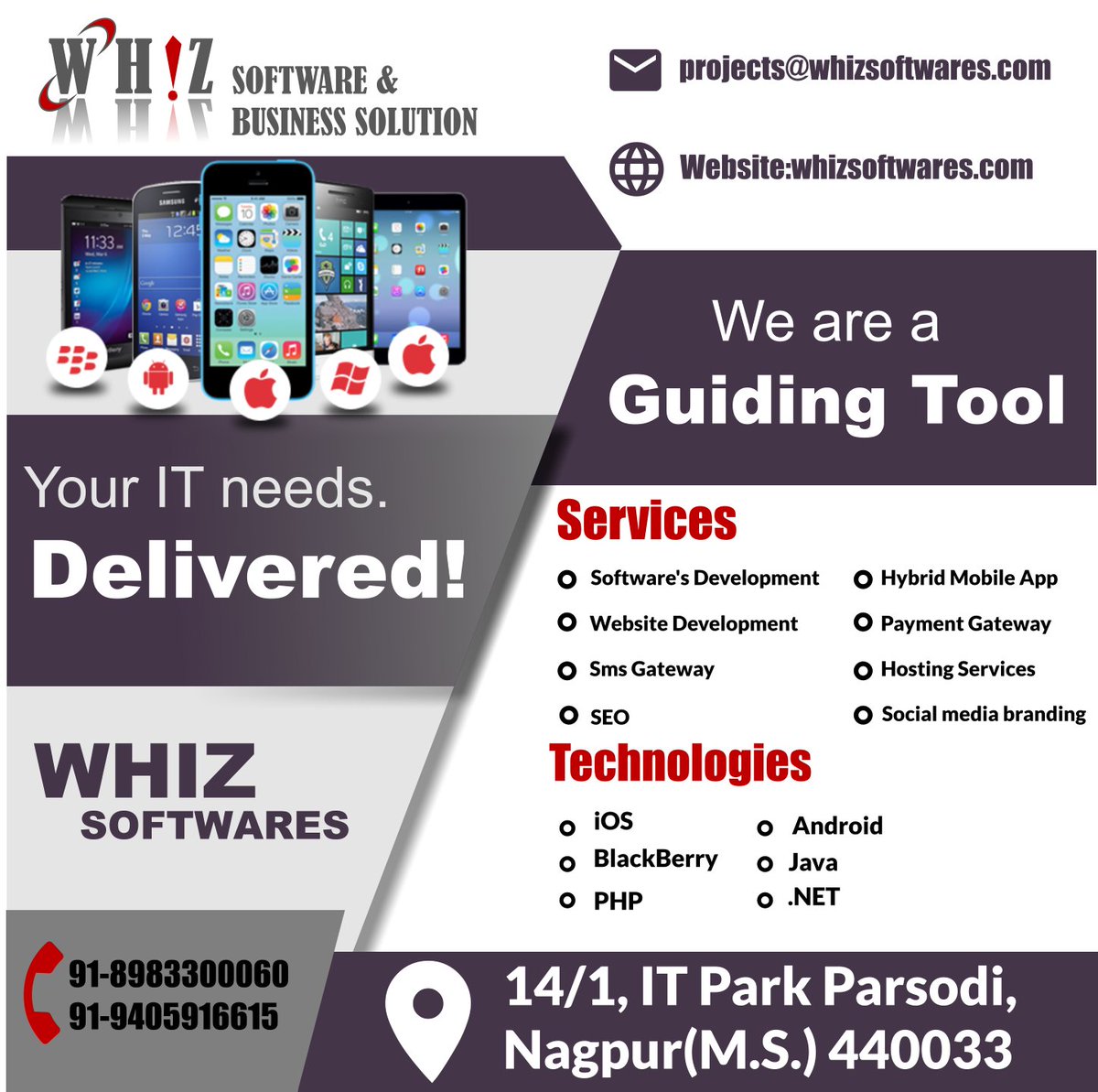 WhizSoftwares's tweet image. Whizsoftwares Solutions, the best offshore mobile #applicationdevelopment company in India, provides services for #custommobileapplications