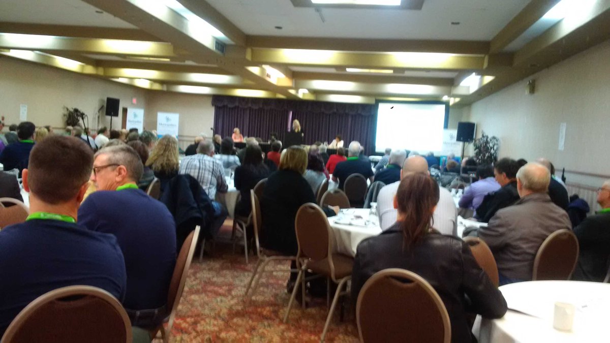 Dropped in at the Municipal Symposium in Gander on the way driving to the West Coast. Minister Joyce speaking later