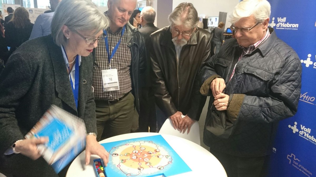 prosics_'s tweet photo. Apendre a través del joc és una de les eines que estem mostrant al @healthioglobal #prosics #espictools #healthio #aroundme @VHIR_ @icscat https://t.co/TlKWBOBoZL