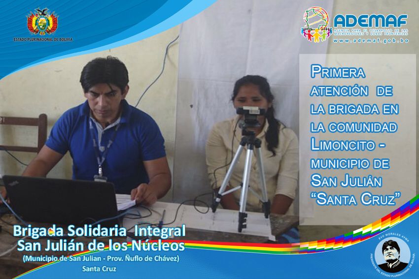 Canal_BoliviaTV's tweet photo. Atención de la Brigada solidaria integral de #ADEMAF https://t.co/XVmW5GghEO
