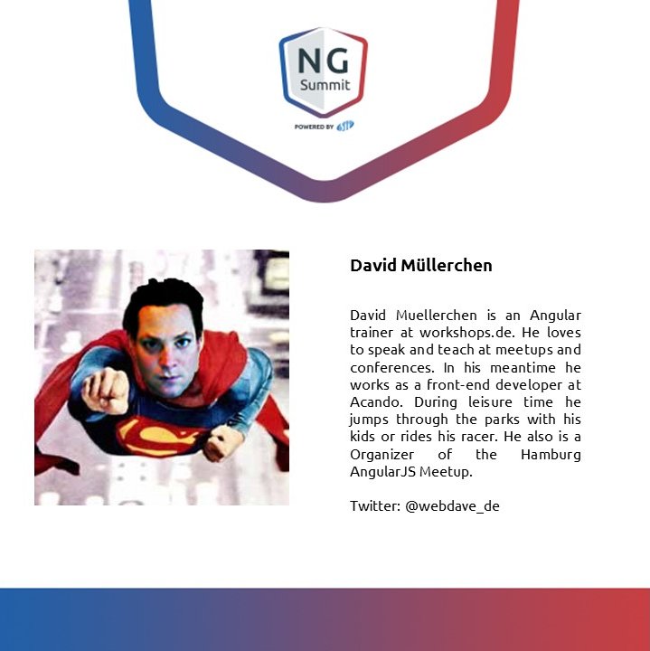 ngSummit_bySii's tweet photo. Interested in @AngularCli? Come to #Wroclaw to meet @webdave_de who is the next #ngSummit Speaker :) https://t.co/zch0N9OKQs