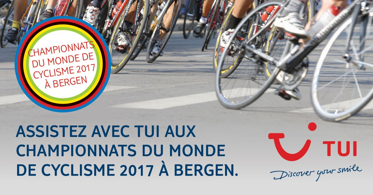 Vous êtes dans les starting blocks pour assister au CM de cyclisme du premier rang? 🚴 TUI a 2 formules à Bergen! tui.be/ZZy