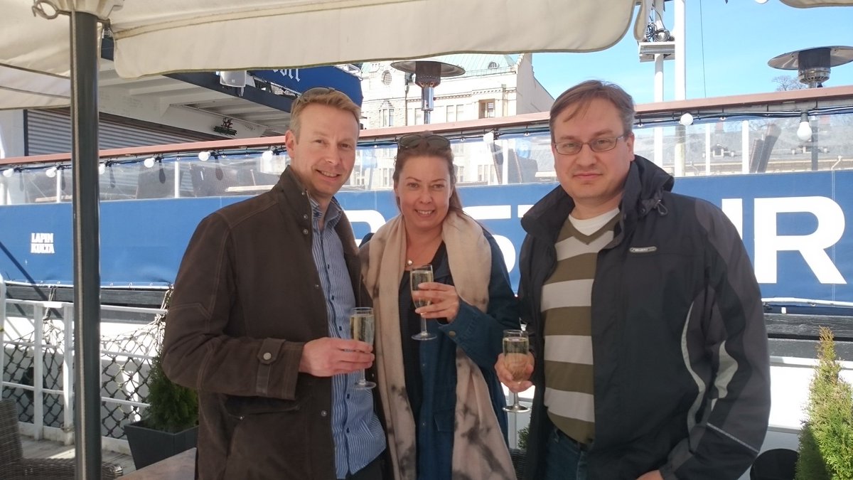 Winds of change in the air - <a href="/siroicfi/">SIROIC</a> company established, first customer acquired and summer time started on a river boat! #chin-chin