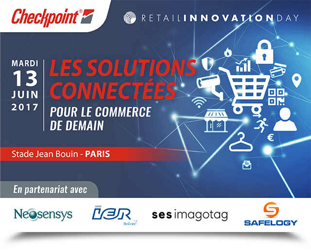CheckpointSysfr's tweet photo. [Save the date] Retail Innovation Day : mardi 13 juin 2017, Paris - "Les Solutions Connectées pour le #commerce de demain."
#Retail https://t.co/pXjW4PSC87