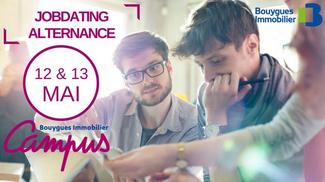 [#Jobdating #alternance] RDV le 12 et 13 mai prochains pour deux journées de recrutement ! <a href="/jobteaser/">JobTeaser</a> jobteaser.com/fr/events/1536…