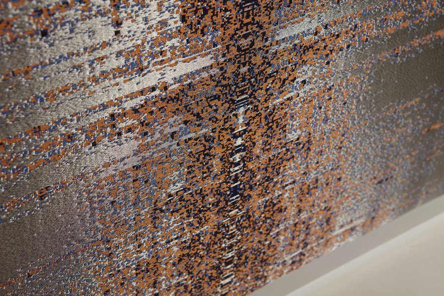 Music In Fabric // 'Silence if the fabric upon which notes are woven', visualisations of music in woven fabric. <a href="/BeatWoven/">Nadia-Anne</a> #DavidBowie