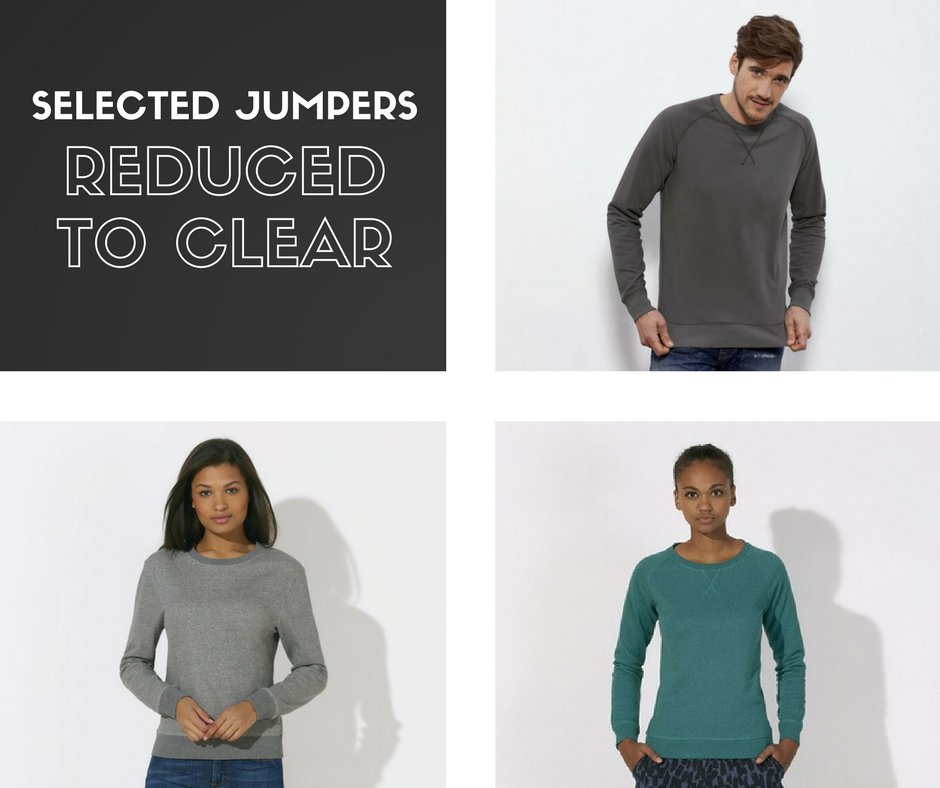 FairteesAus's tweet photo. Selected jumpers reduced to clear! Pick up a bargain on the last sizes of our discontinued styles and colours: https://t.co/UnExa7TExc https://t.co/nl4C6AUwxB