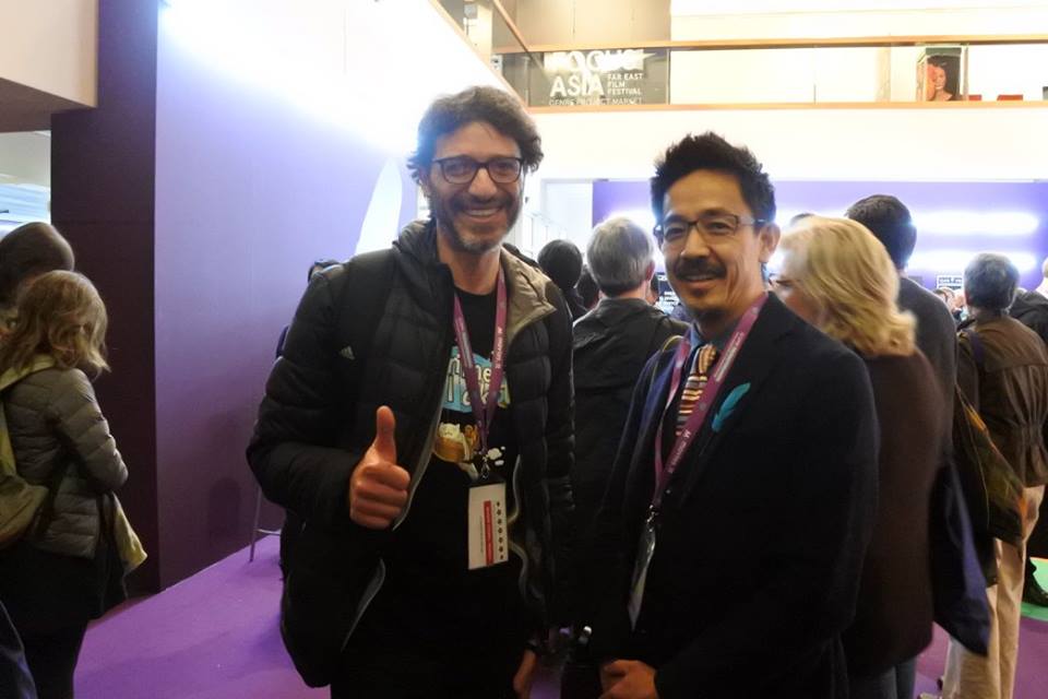 AnimeClick's tweet photo. Bob71 con Kobayashi Shotarou e Adam Torel al #FEFF19 https://t.co/nvRnSA7mvM
