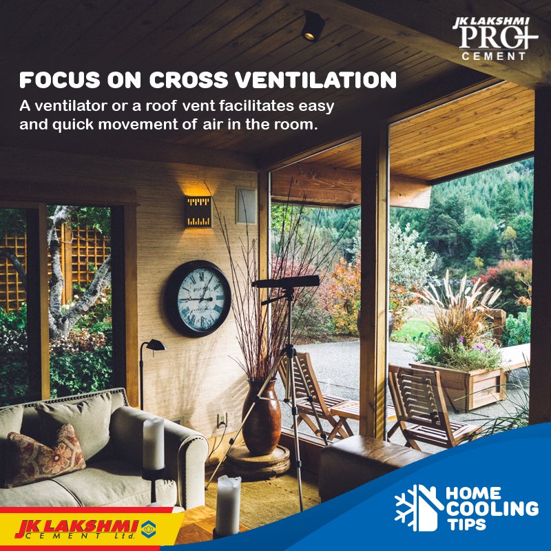 JKLCofficial's tweet photo. Cross ventilation can be an effective way to cool off your house. #HomeCoolingTips https://t.co/qMcfkR8uPF