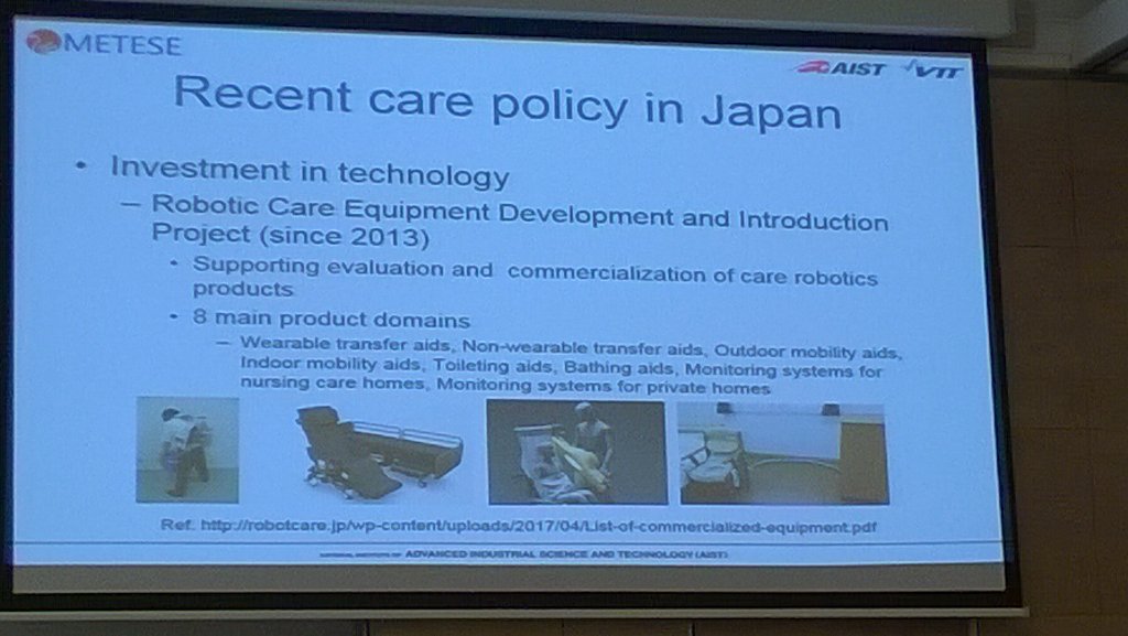 EveliinaSaari's tweet photo. Japanissa robotiikkapanostus (5.2 billion yen v. 2015) liittyen valvontaan, turvallisuuteen, jne. #metese #kumous https://t.co/GI04LkCDgl