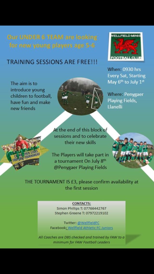 Any young children looking for their first football club?