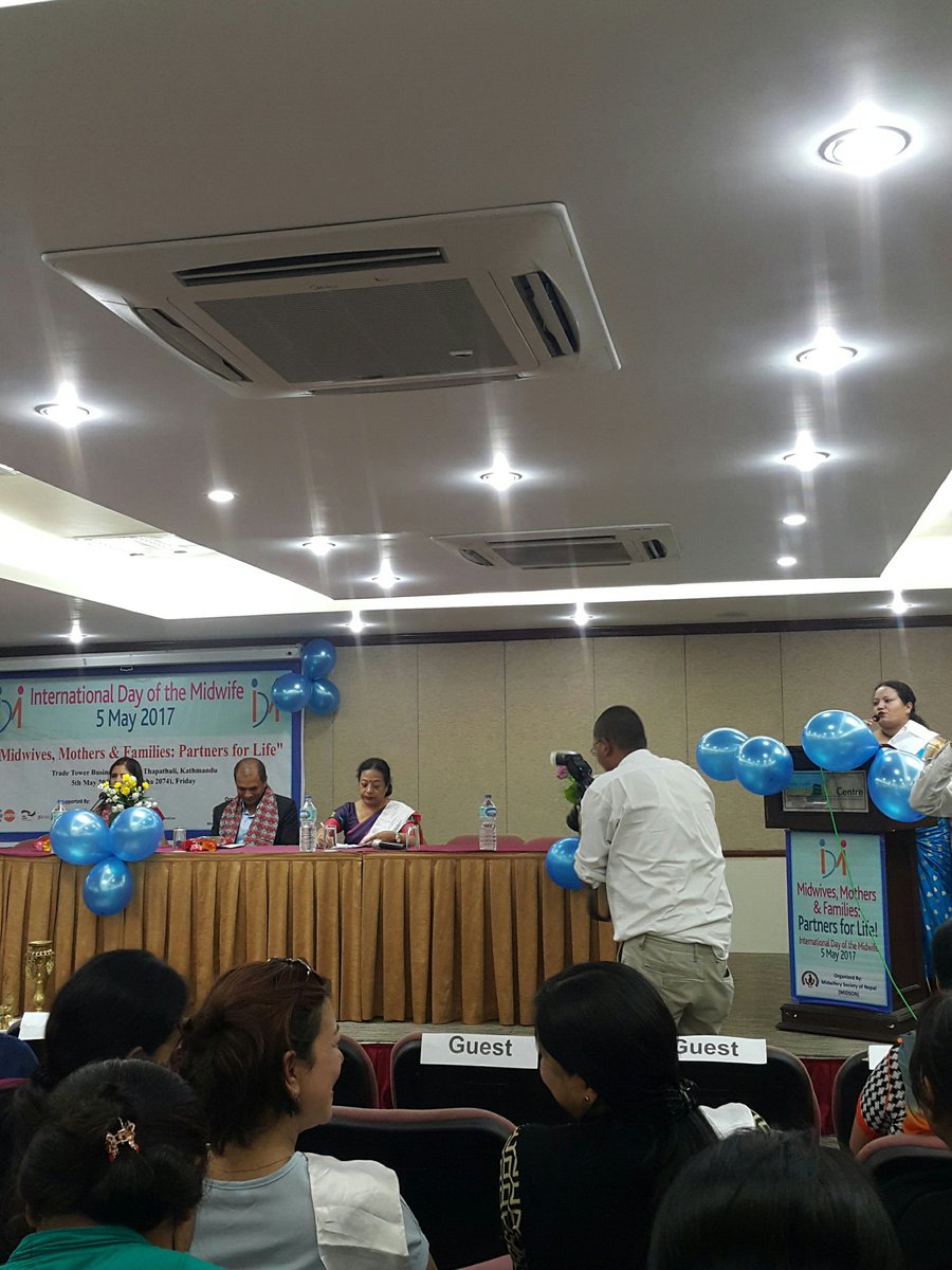 sophiegoyet's tweet photo. Happy to attend the international day of the midwife event in Nepal #MIDSON https://t.co/3K9fyDYO8j