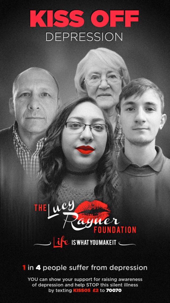 TheLRFoundation's tweet photo. Fight depression! Join in on our campaign #depression #kissoff #kissoffdepression 💋💋💋 lipstick selfie donate txt kiss05 £2 to 70070 https://t.co/sgkQIoT51k