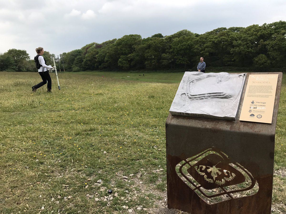 NewForestArch's tweet photo. So ends our 6 day survey of Buckland Rings Iron Age Hillfort. Huge well done to Josie for organising and thanks you to all those that helped https://t.co/h9KyTNY66I