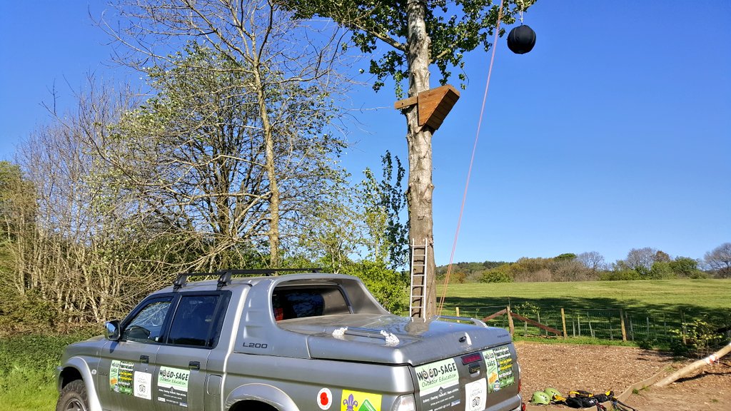 The Leap of Faith is all set up in preparation for out guests from <a href="/Brookfield_RB/">Rob Brocklebank</a> we'll also be throwing tomahawks and shooting air rifles!