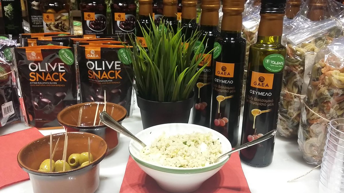 GrGaea's tweet photo. GAEA products tasting today from 12.00 to 16.00 on -1 floor at Yoleni's Flagship store- Kolonaki. https://t.co/RXBtKsFm5C