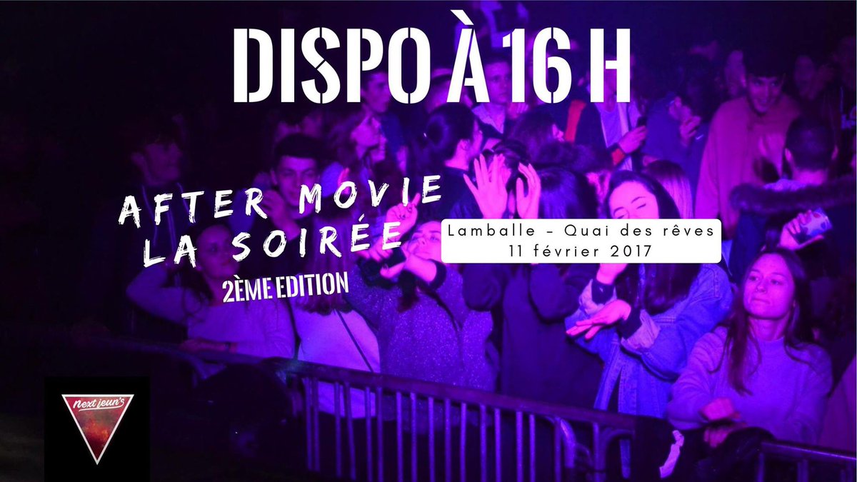 NextJeuns's tweet photo. Sortie de l'After Movie à 16 h 📽 https://t.co/19nuVhC1te