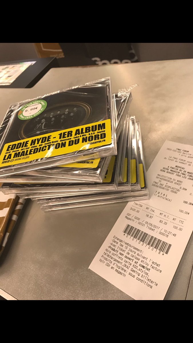 EddieHyde's tweet photo. #LaMalédictionDuNord se répand ! 🌒
Notre 1er album est disponible partout ! 🔥

👉 https://t.co/iEeQ6uJnfU https://t.co/zfPXoixCM9