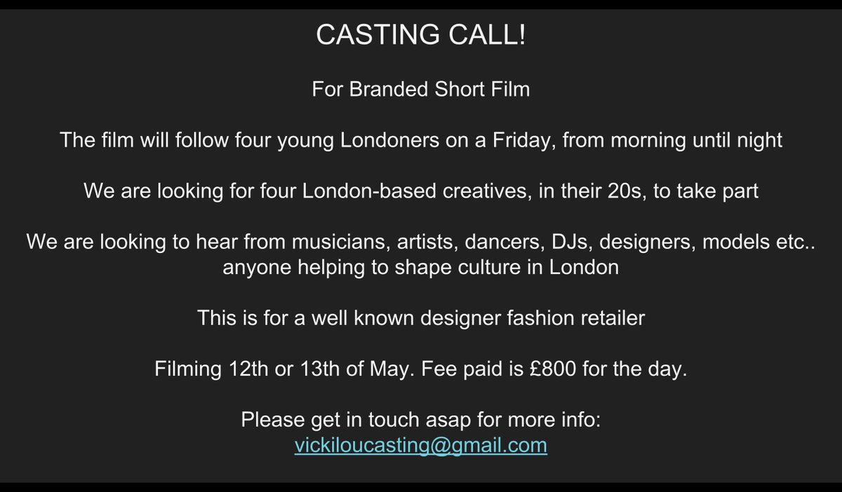 Vicki Lou Casting tweet media