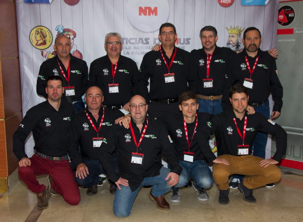 RETAbet's tweet photo. Fotaza del equipo RETA representado por la Federación Navarra de Mus en el Campeonato entre Federaciones 🏆
¡¡Mucha suerte!! 💪 ¡Envite! ☝️ https://t.co/ql5LAHAzYj
