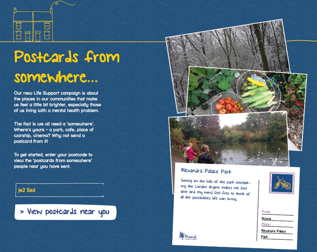 MindJersey's tweet photo. Create a memory with #mysomewhere & share your #happyplace for #MHW17 π
> https://t.co/OofH1Ysuc7 @MindCharity #mentalhealth #mysomewhere https://t.co/Nhkkqsj9Yj