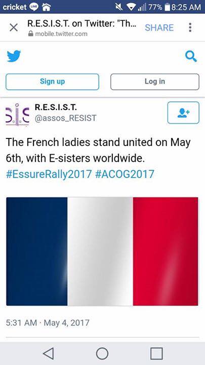 YeeYeeBecky's tweet photo. We are WORLDWIDE NOW united against #Essure! #BanEssure #EssureRally2017 https://t.co/p73qmIC852
