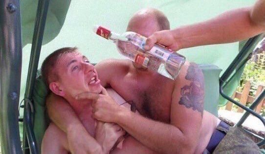 CauseWereGuys's tweet photo. Friend: "I don't feel like drinking today" https://t.co/n8xraO7Mqu