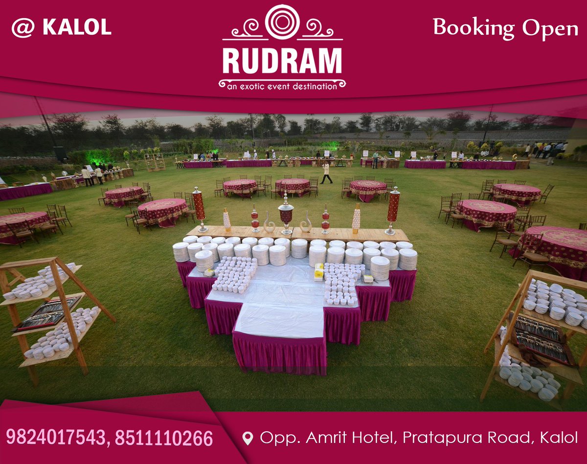 RPartylawn's tweet photo. Rudram, An exotic event destination -  where people of every age group can find something special for them.
https://t.co/5nm6zDbfZ7 https://t.co/orft7geVhS
