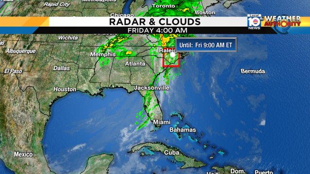 Cold Front headed our way!Grab the rain gear you will need it as the front moves in. Watch Meteorologist Julie Durda https://t.co/XPMualiAYA