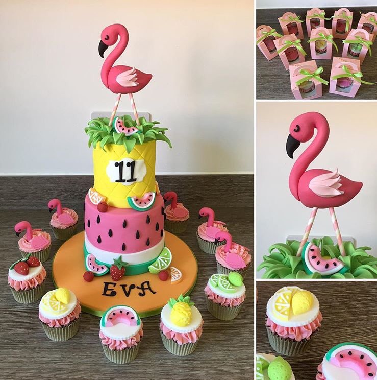 Petalblisscakes's tweet photo. Flamingo Cake and Cupcakes #cclcakery #barnsley https://t.co/O3flEmJk8y