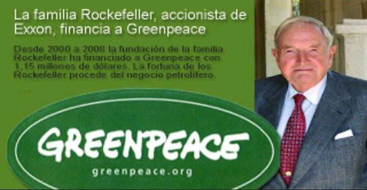 Gerardo Nocé på Twitter: "Que Greenpeace, financiada por globalistas como  Rockefeller, apoye al candidato de la banca Rothschild, Macron, no os  debería sorprender.… https://t.co/Od7CIUek8w"