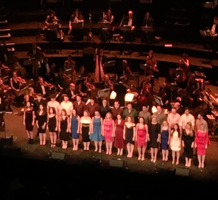 rebeccalealevy's tweet photo. Beaut evening performing at #MagicAtTheMusicals and singing BVs for some amazing people! guys, @racheltucker1 was so good I forgot to sing.. https://t.co/oHF2GntR0I