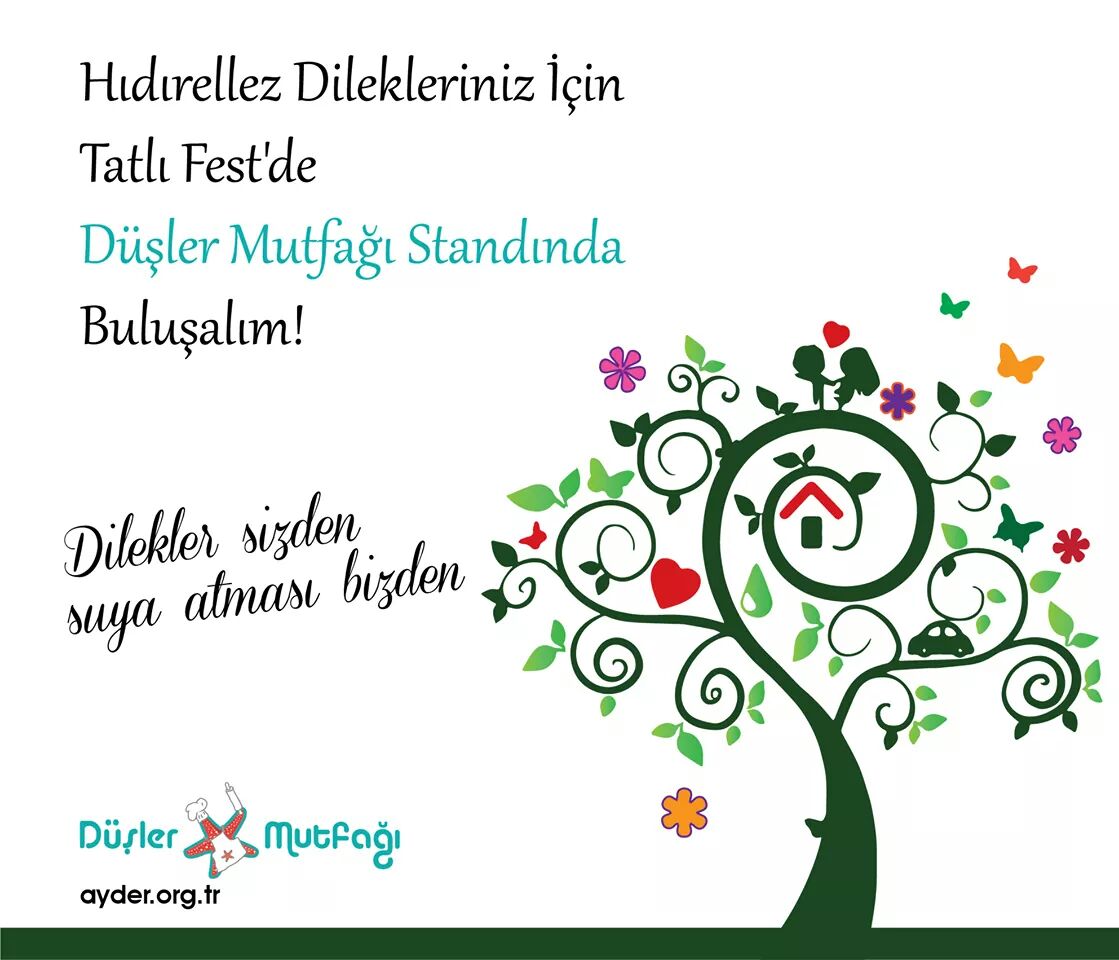 Dilek dilemesi sizden suya atması bizden :) Tatlı Fest'de buluşmak üzere... #tatlıfest