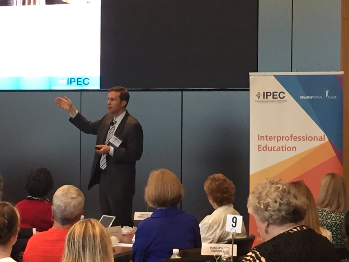 LisaDHowley's tweet photo. Drs Dow and Lockeman inspire IPEC participants to reframe how we conceive IP education #AAMC  #IPECSpring17 https://t.co/EoAgWHpoY9