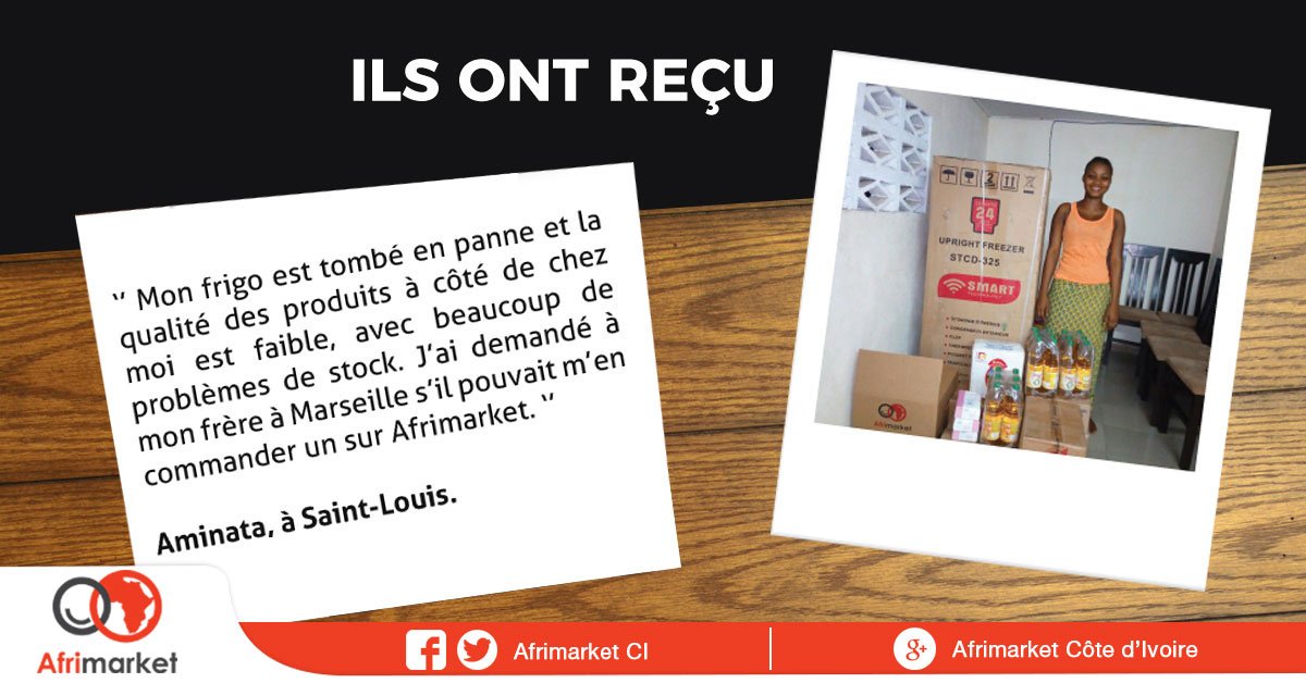 Faites plaisir à vos proches via #Afrimarket !
#AfrimarketLivreToutPartout 😉
#Diaspora #ecommerce