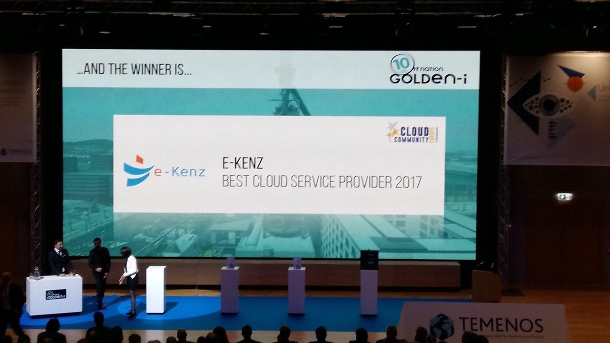 eKenz_Lux's tweet photo. Quand le travail de toute une équipe est récompensé, on a juste envie de dire merci ! Best Cloud Service Provider 2017 #goldeni2017 https://t.co/JbpH11m3TC