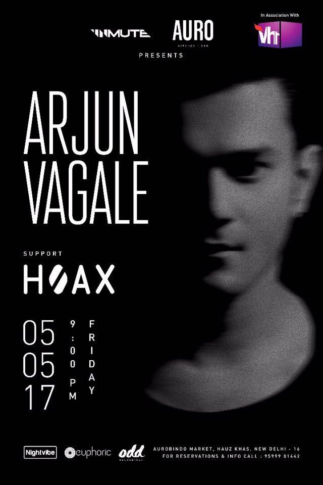 EuphoricMag's tweet photo. @ArjunVagale takes over Auro tonight in Delhi. Free admission for everyone! https://t.co/PxAc32dwvg