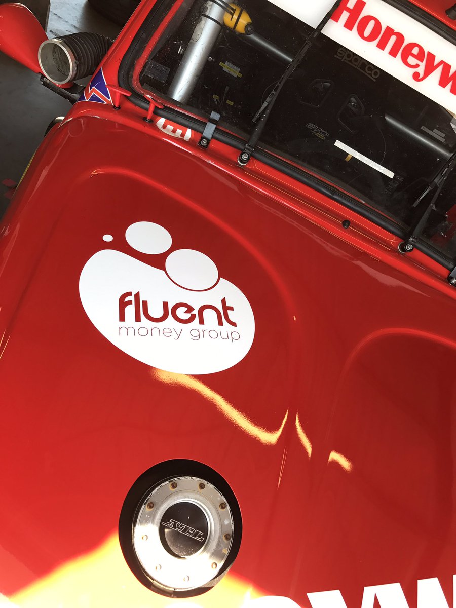 timwheeldonFM's tweet image. Car 125 all stickered up and ready for testing at Oulton Park ahead of tomorrow's race @FluentMoney @FluentLoans