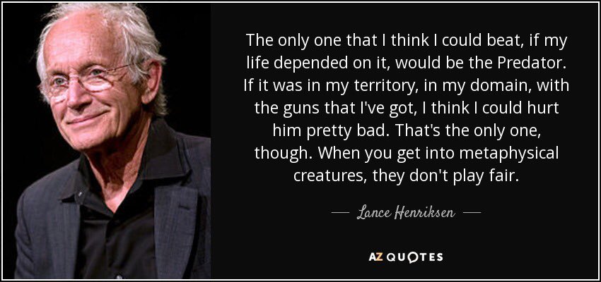 Happy birthday to Lance Henriksen!  