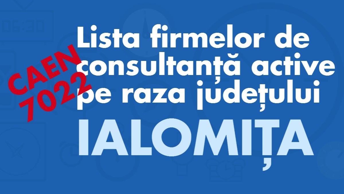 PoppAndrei's tweet photo. Lista firmelor de consultanță cu activitate în județul #Ialomița #StartUpNation
https://t.co/zUoAcPBVYk https://t.co/RkkVPZwrem